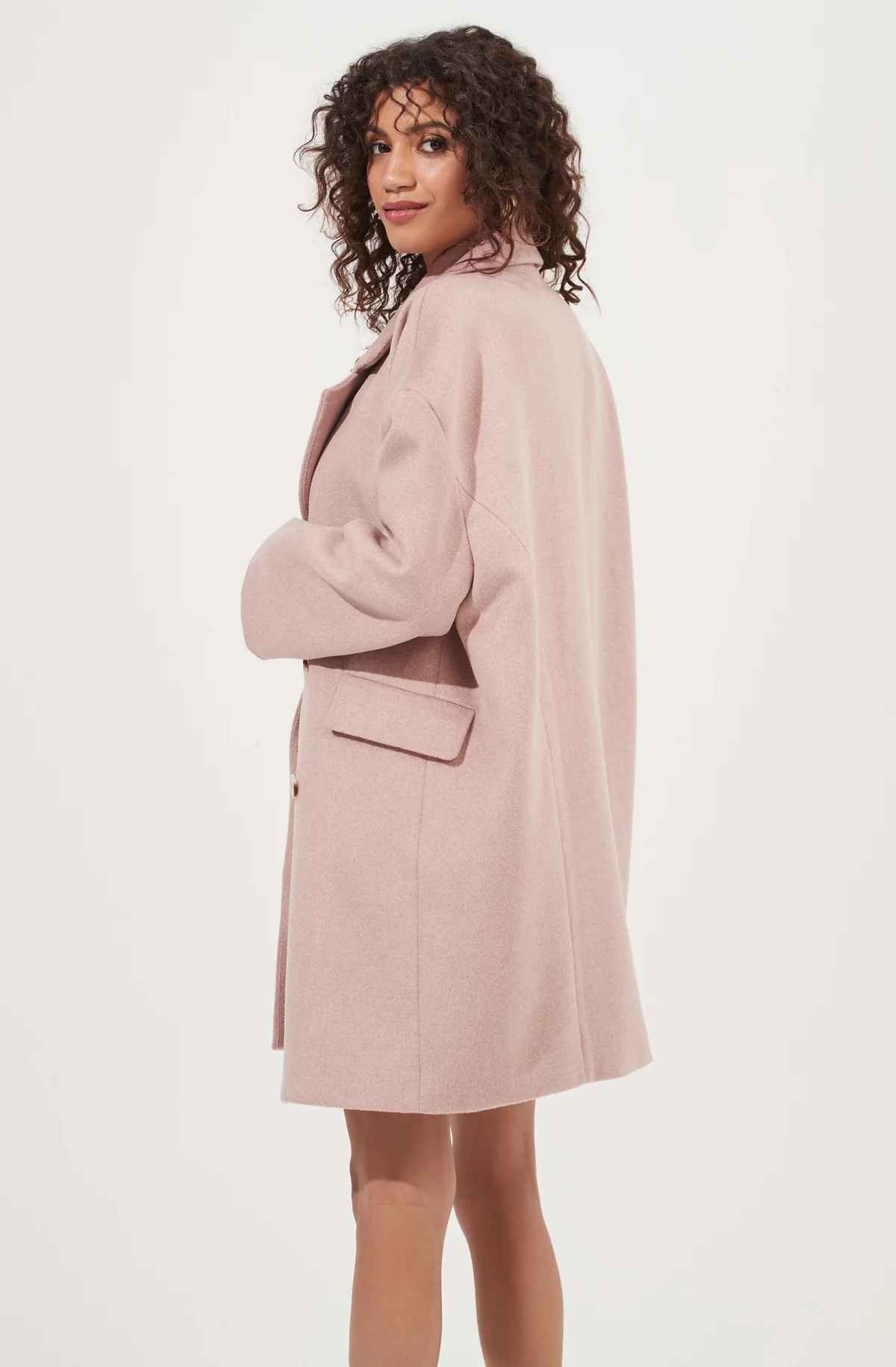 Rhea Double Breasted Coat | ASTR The Label (US)