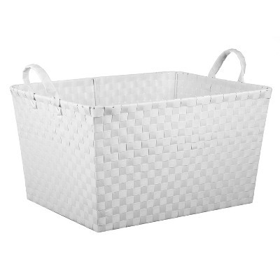 Rectangular Woven Toy Storage Bin White - Pillowfort™ | Target