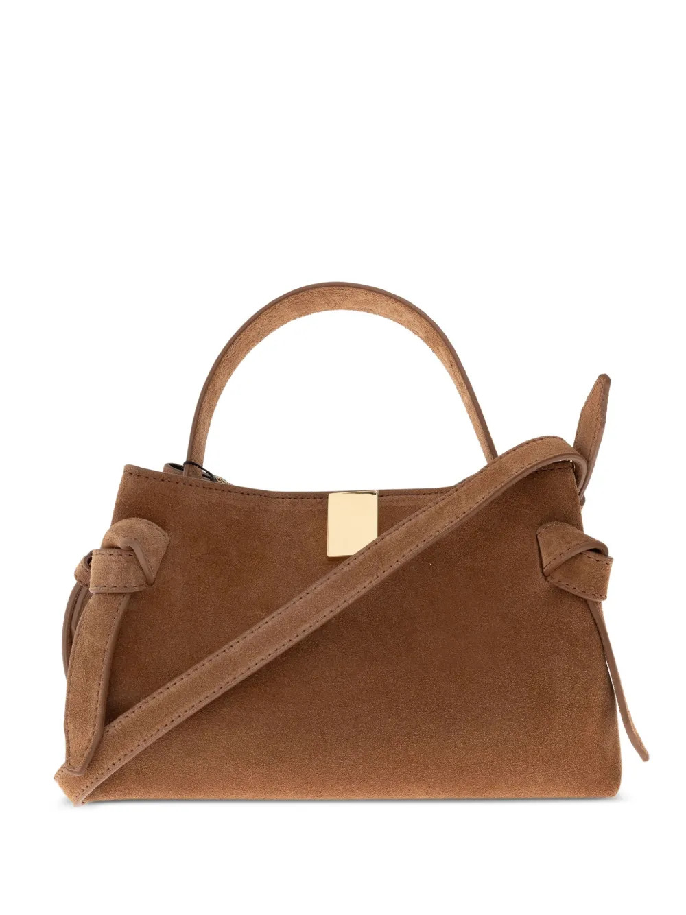 Yuzefi Gyoza Suede Cross Body Bag  | Brown | FARFETCH UK | Farfetch Global