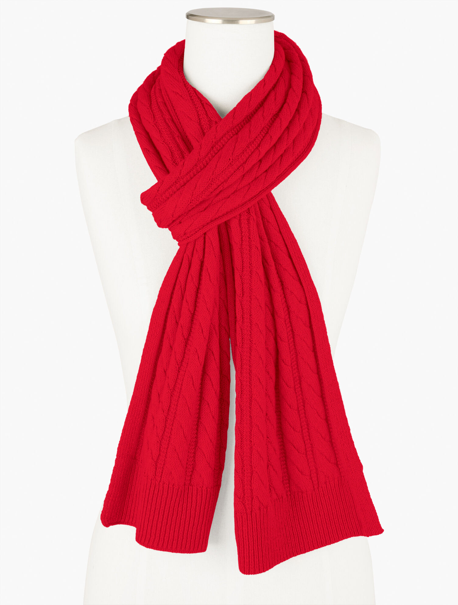 Soft Cable Knit Scarf | Talbots