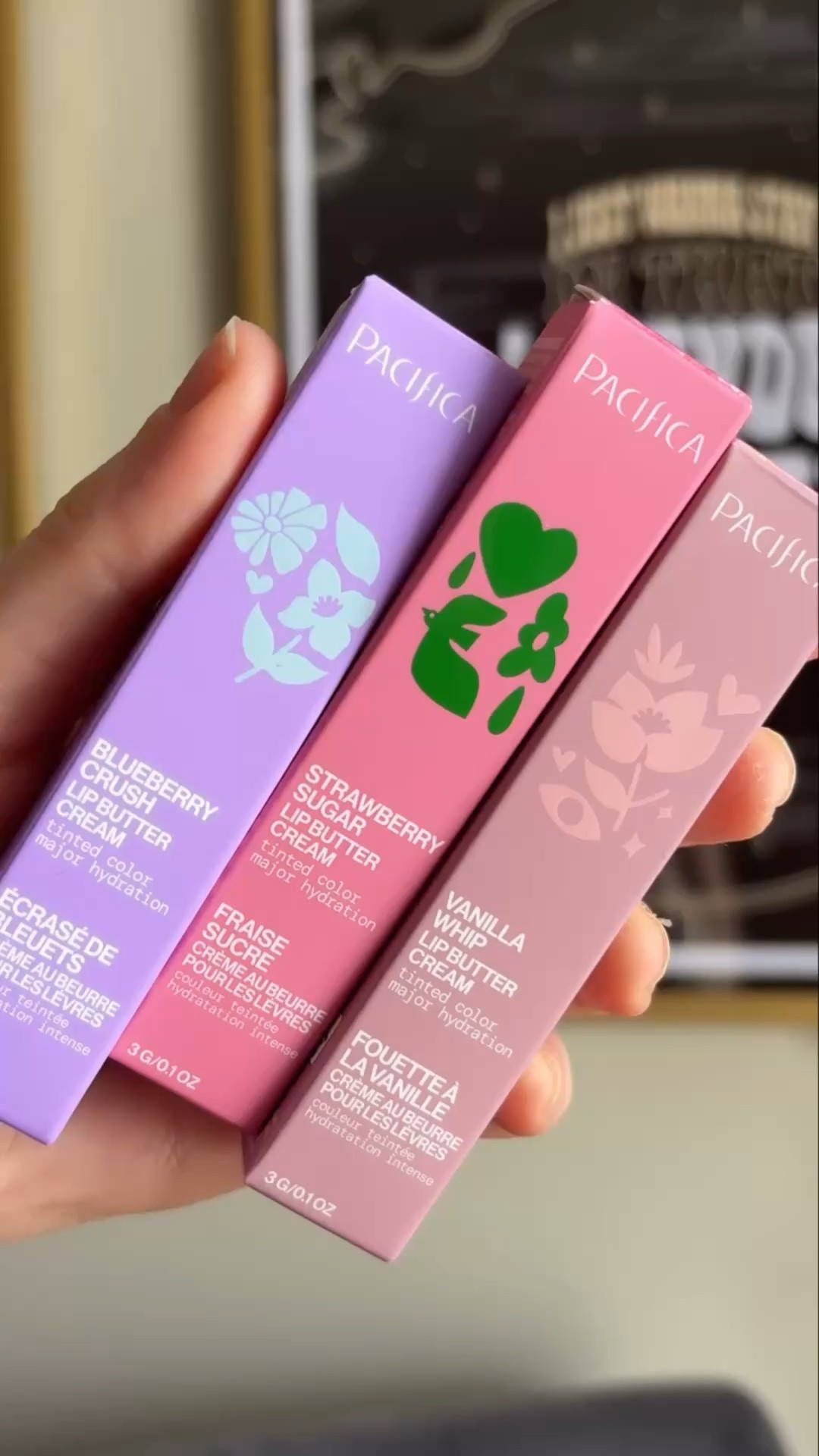 A little lip care today with @pacificabeauty lip butter creams! These ultra hydrating balms leave a gorgeous tint. Which shade is your favorite? 🤩 
💜 blueberry crush
🍓 strawberry sugar
🍦 vanilla whip

#pacificabeauty #lipbalm #cleanbeauty #affordablemakeup #newmakeup

#LTKBeauty #LTKSaleAlert #LTKselfcare