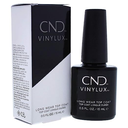 CND Vinylux Longwear Top Coat, 0.5 fl oz, Nail Polish for Brilliant Shine | Amazon (US)
