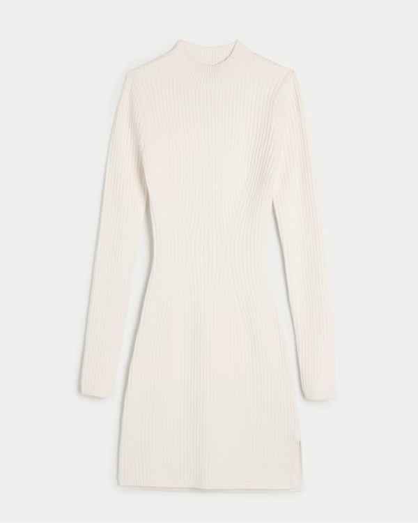Mock-Neck Sweater Dress | Hollister (US)