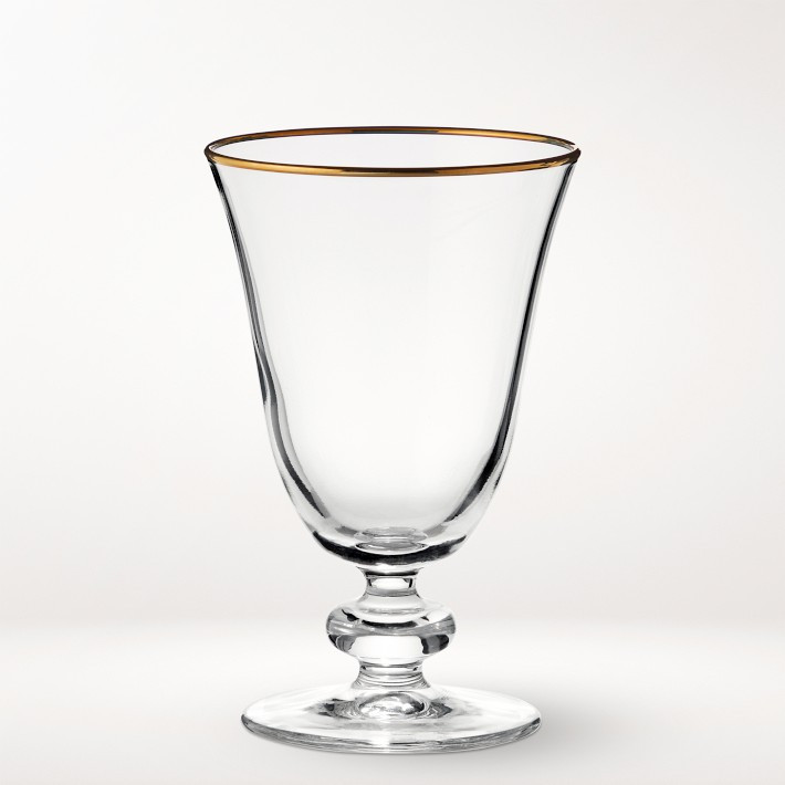 Gold Rim Goblets, Set of 4 | Williams-Sonoma