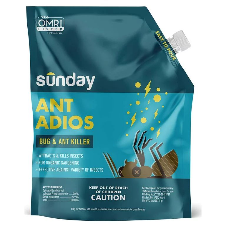 Sunday Ant Adios Insect & Ant Killer , 2lb Bag | Walmart (US)
