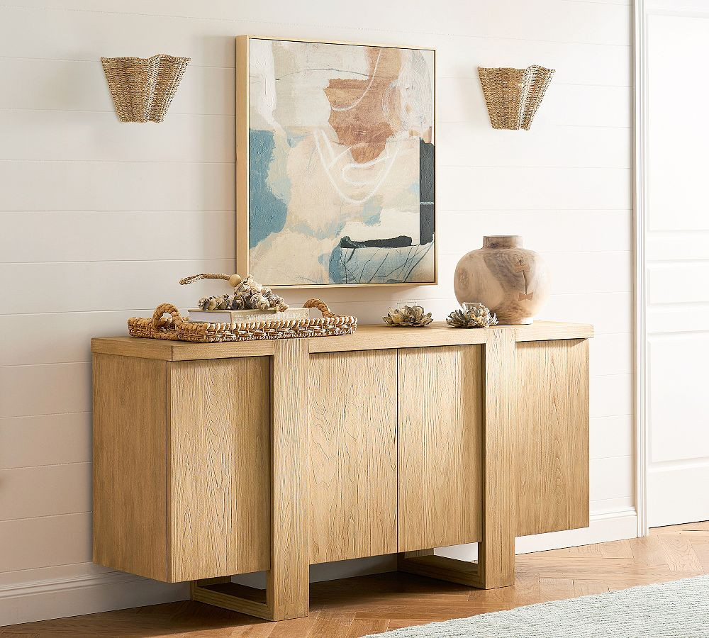 Raya Woven Sconce (9") | Pottery Barn (US)