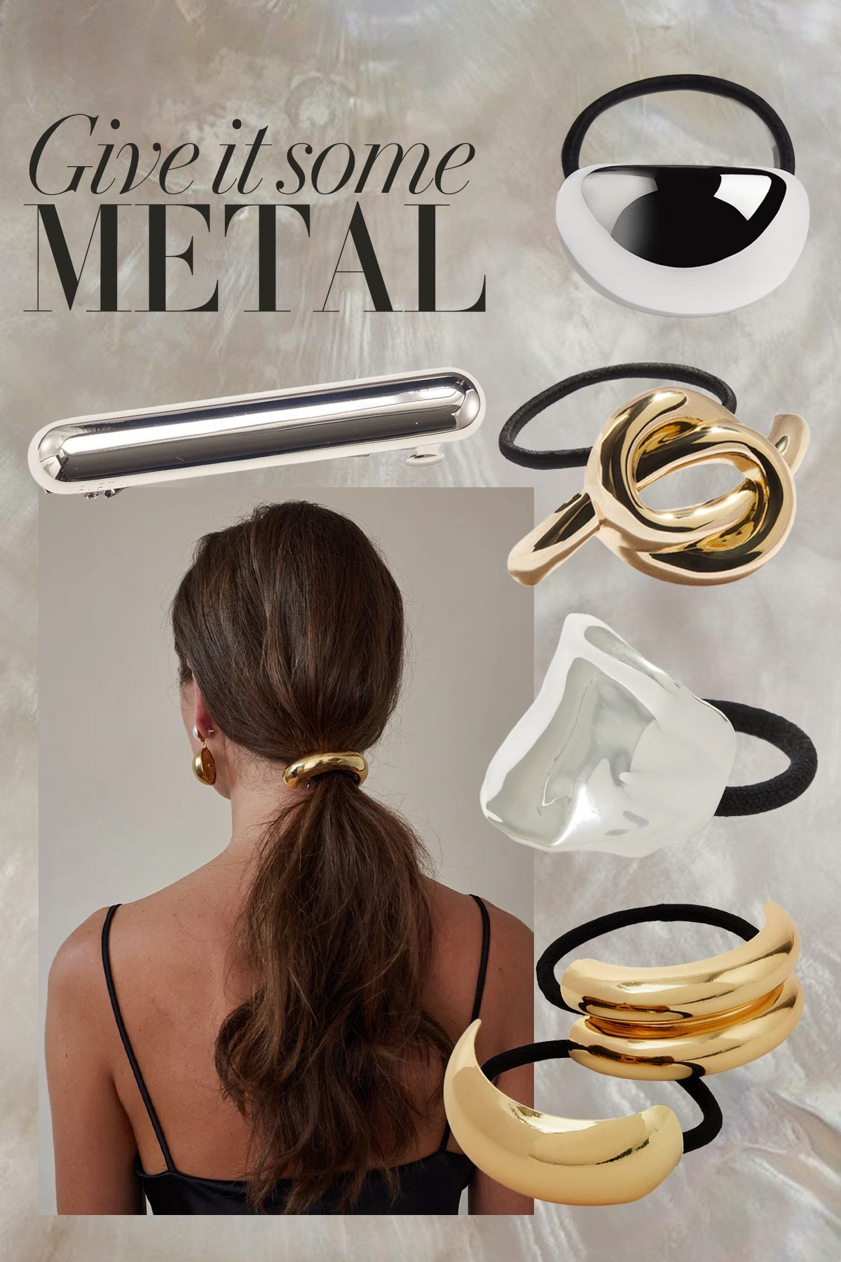 Crowning moments 👑 I’ve been loving these elevated metal hairbands lately - the easiest way to pull a look together (literally). Sleek, sculptural, and quietly statement - perfect for party season polish or affordable gifting inspo.
.
metal hairbands, headbands, statement accessories, festive hair accessories, elevated hair styling, minimalist jewellery, party season, Christmas gifts, stocking fillers, hair accessories trend, metallic headband, winter fashion, quiet luxury 

#LTKautumn #LTKdatenight #LTKgiftguide