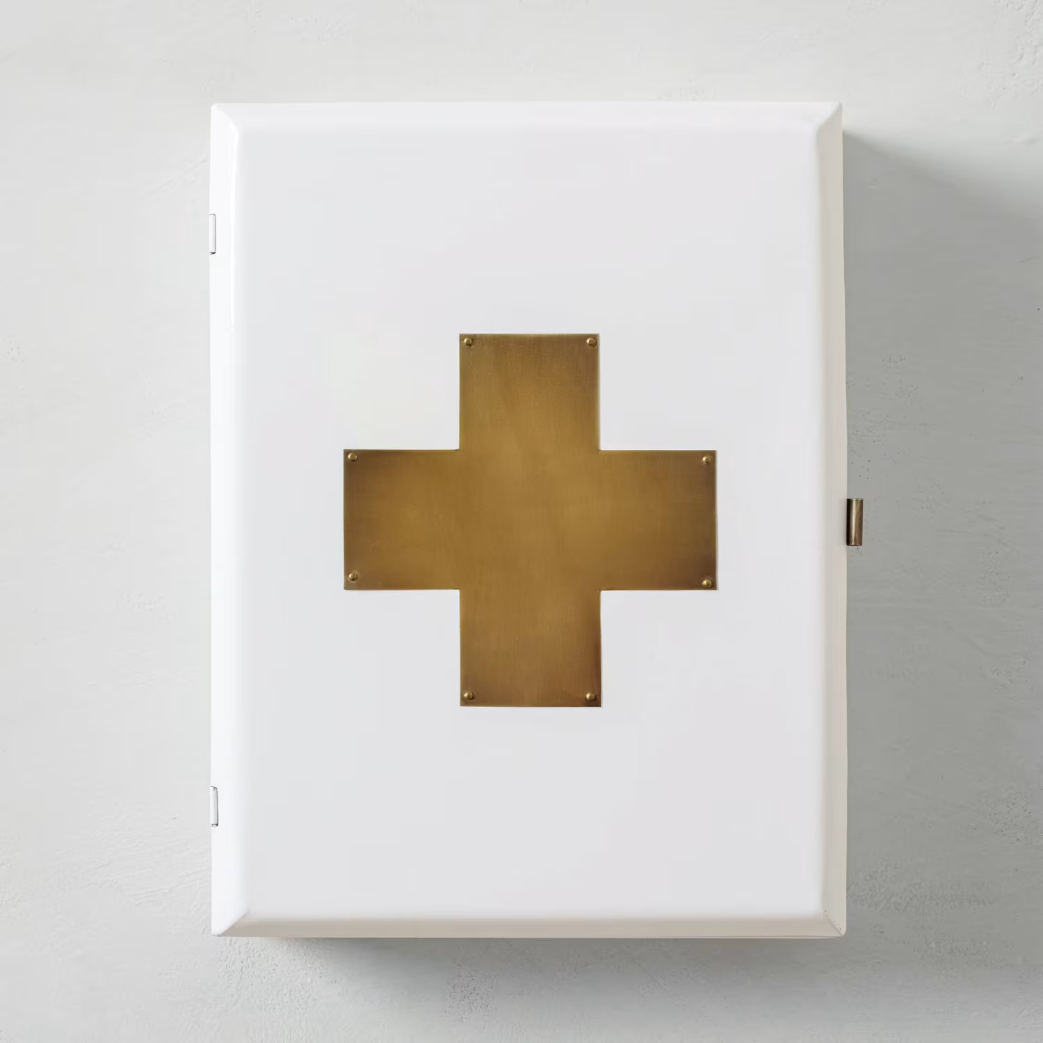 Brass and White Large First Aid Kit | Magnolia
