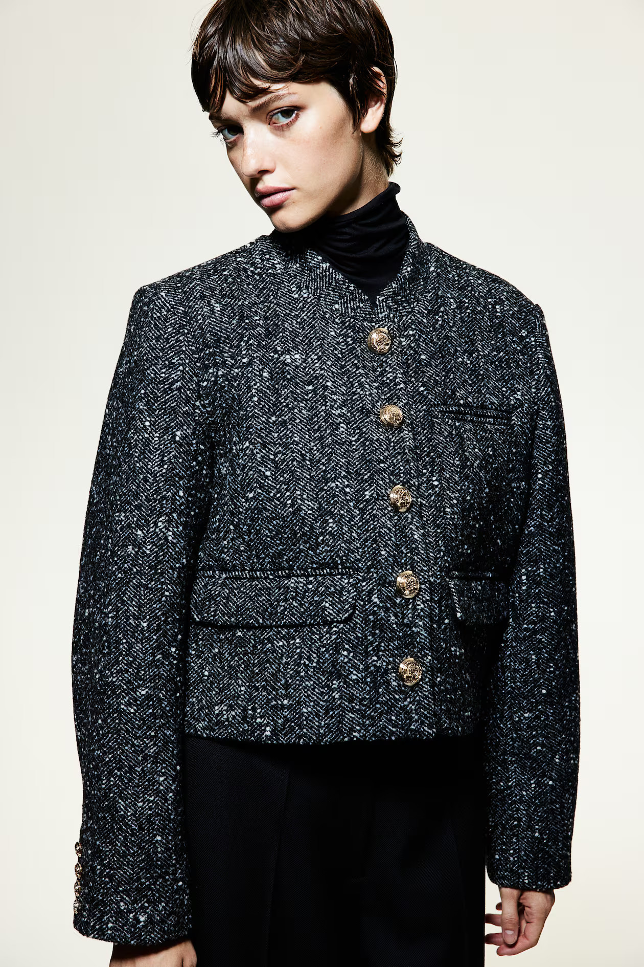Button-Front Jacket | H&M (US + CA)