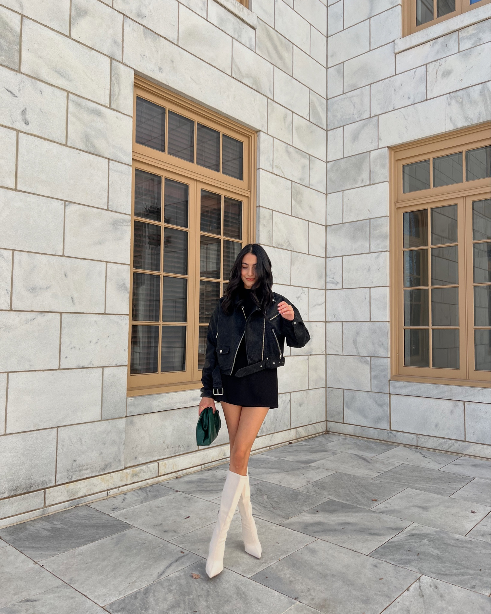 All black look for fall 🖤 Loving this Avec Les Filles leather jacket lately!

Fall outfits, thanksgiving outfits, winter outfit inspo, tall cream boots

#LTKSeasonal #LTKfindsunder50 #LTKshoecrush