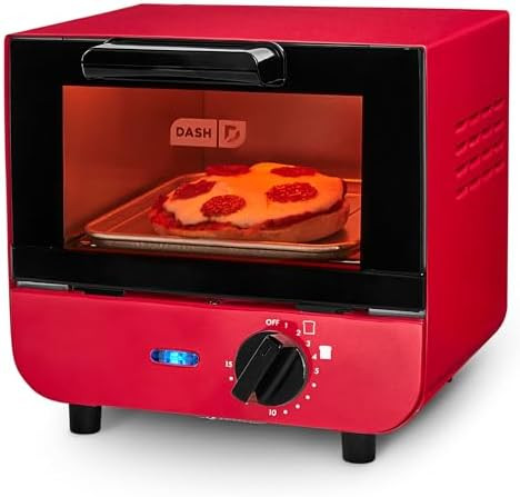 Dash Mini Toaster Oven | Small Toaster Oven for Dorms, Apartments, & Small Kitchens, Adjustable T... | Amazon (US)