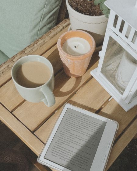 Starting my mornings outside on the balcony with a cup of coffee & a book… pure bliss 📖

#LTKsummer #LTKhome