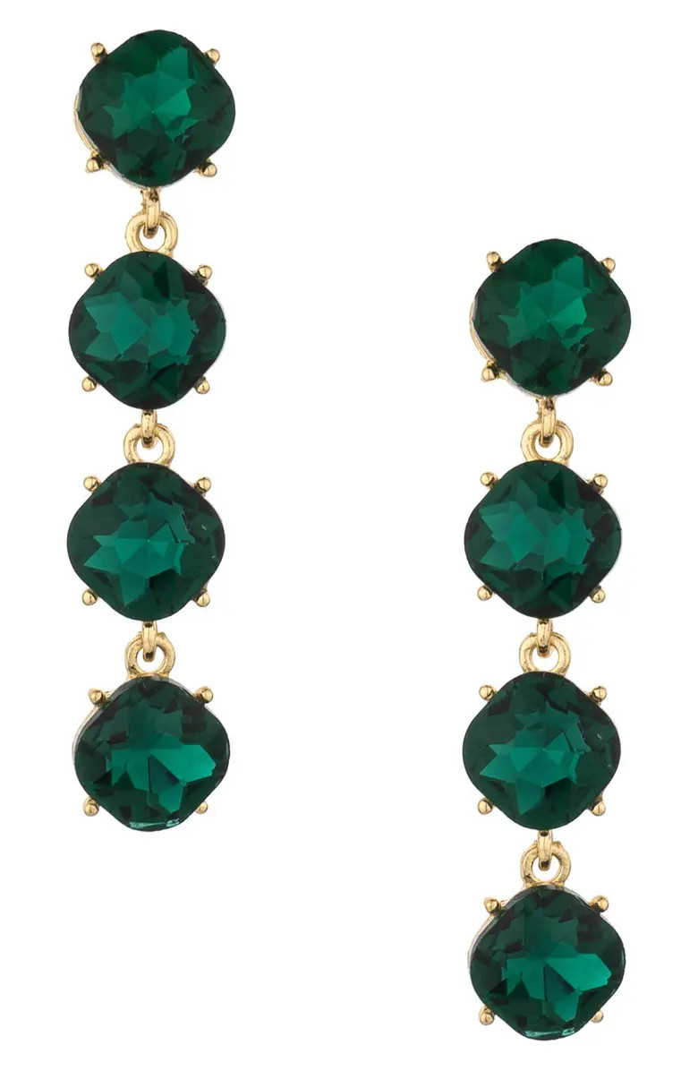 Four the Money Crystal Drop Earrings | Nordstrom