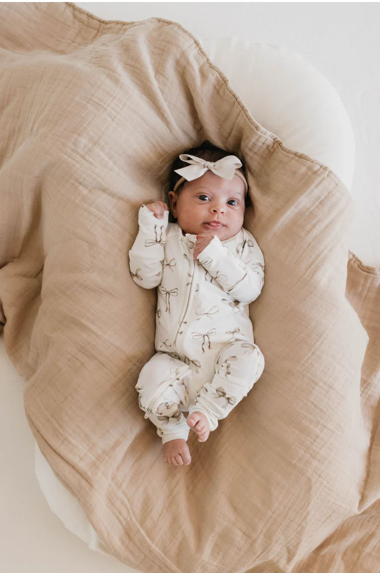 Clara Bow | 🎀 Bamboo Zip Pajamas | Forever French