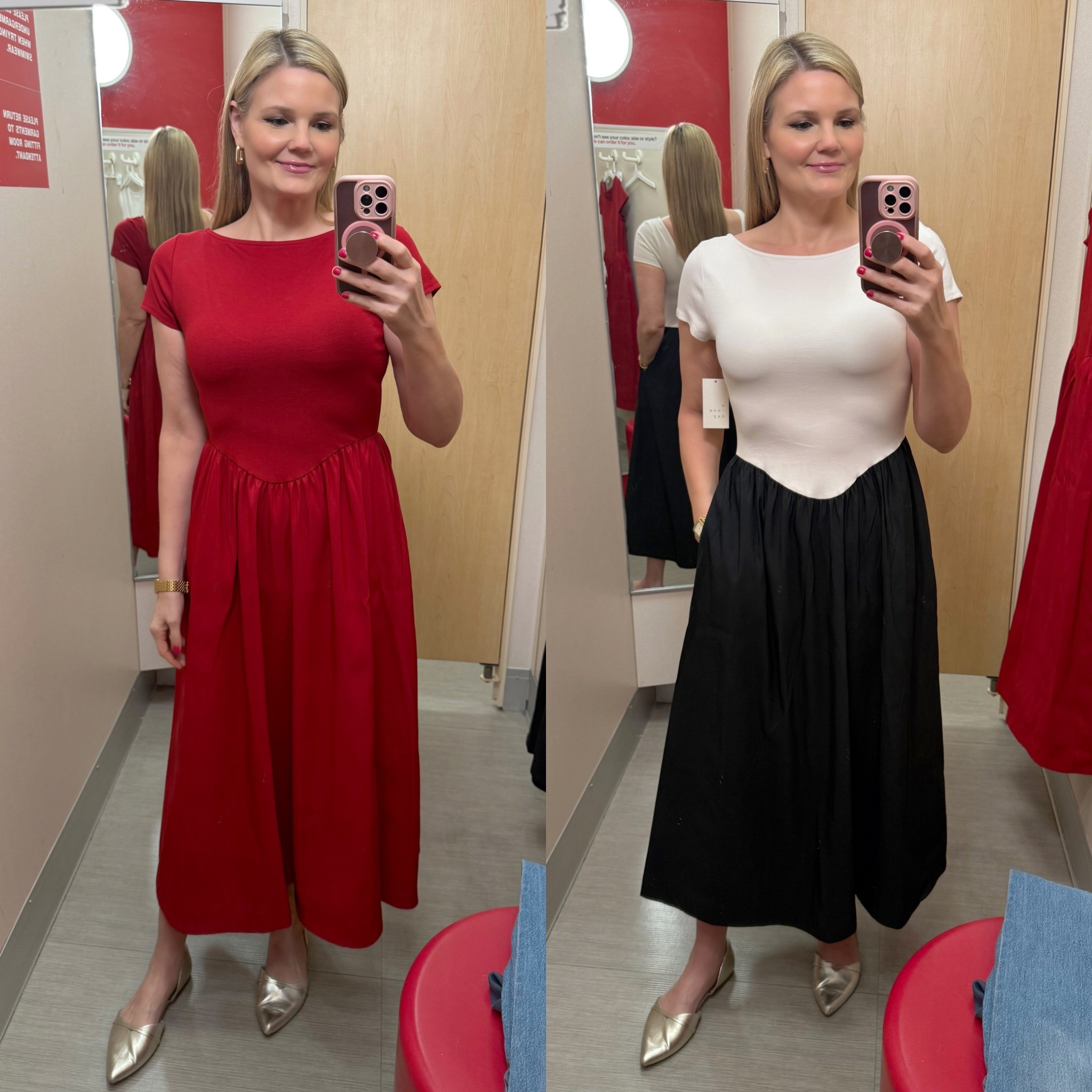 New mixed media maxi dress from Target. Has pockets and a scoop back. Wearing the size small  

#LTKSeasonal #LTKTall #LTKFindsUnder50