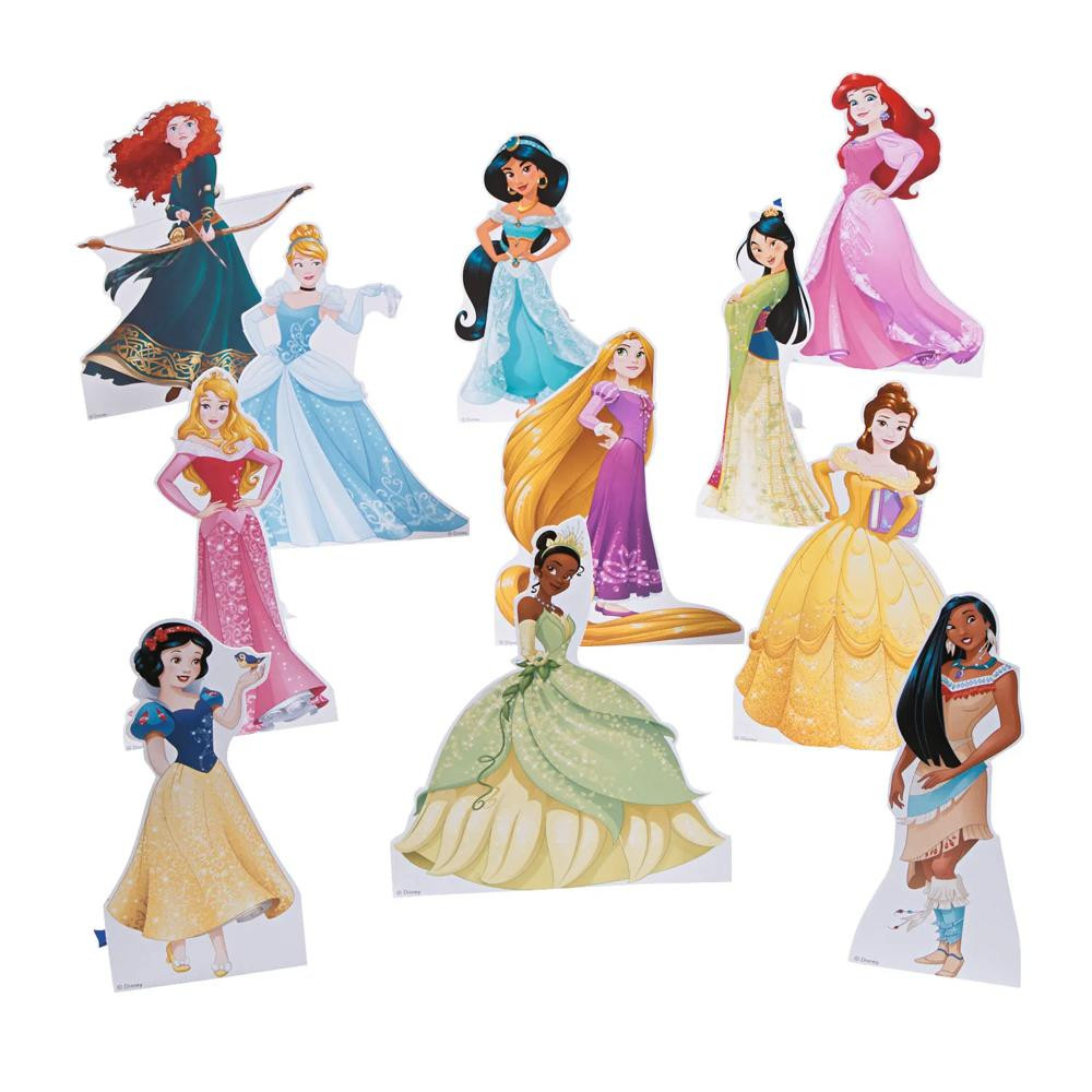 Disney Princess 11-Pack Mini Centerpiece Stand-Ups | Oriental Trading Company