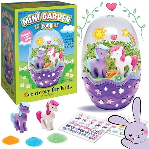 Creativity for Kids Mini Garden: Pony Terrarium Kit - Horse Gifts for Girls, Crafts for Kids and ... | Amazon (US)