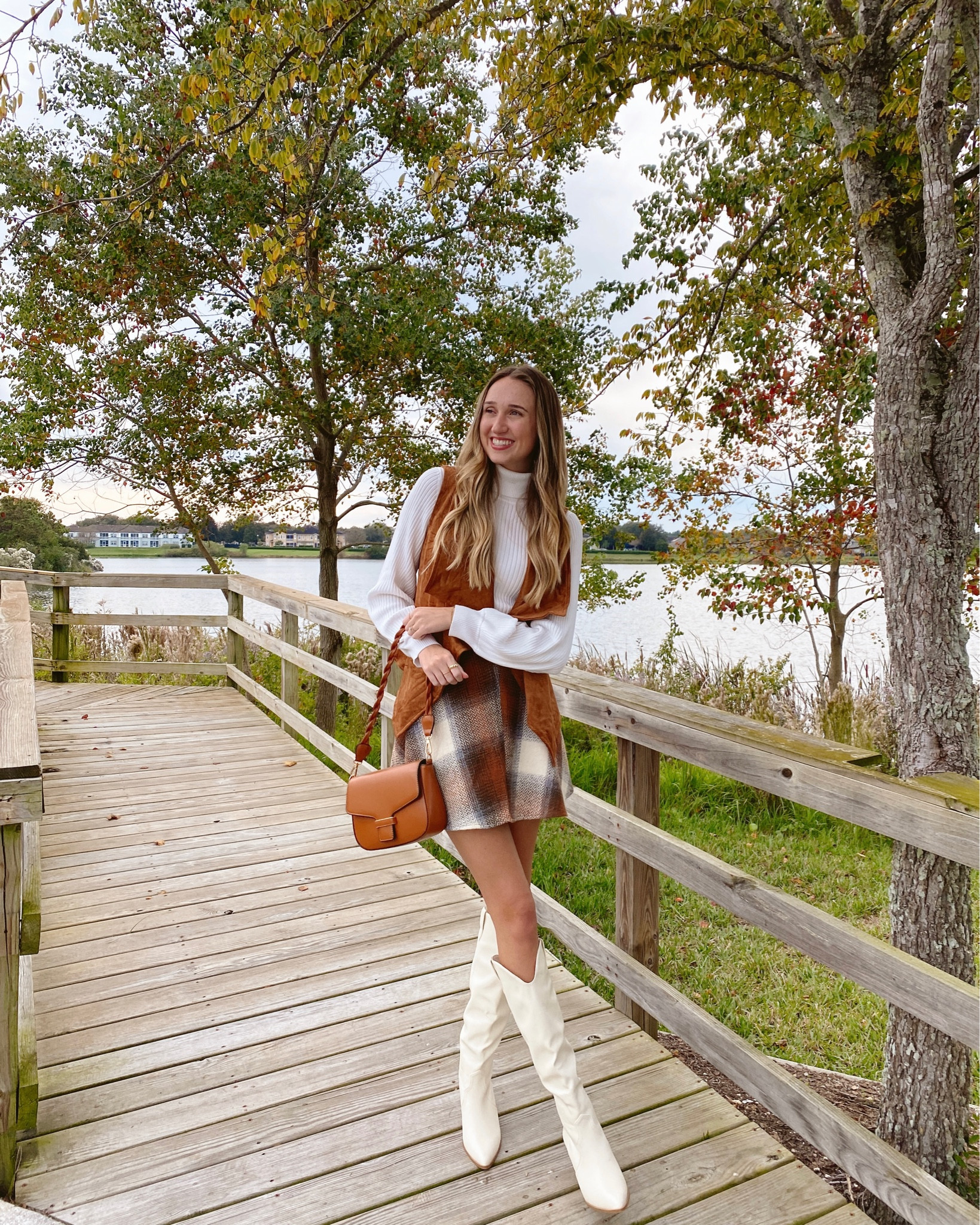 sweater: size medium
vest: size small
skirt: size small

lulus outfit, fall fashion, thanksgiving outfit, holiday fashion, skirt outfit

#LTKCyberWeek #LTKHoliday #LTKSeasonal