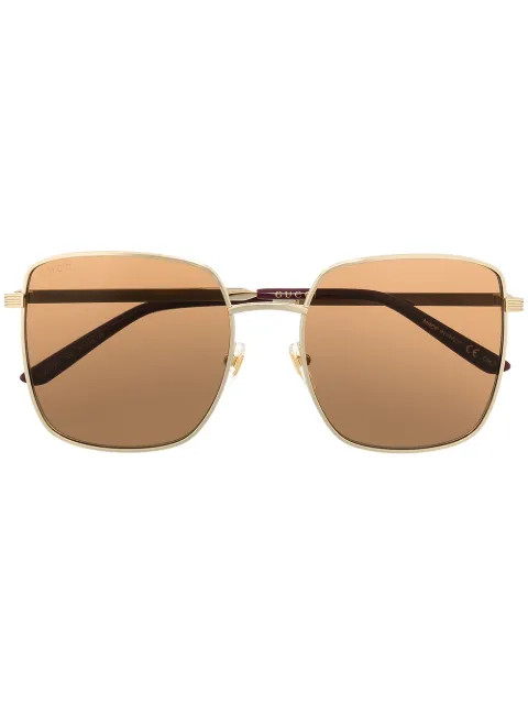 oversize frame sunglasses | Farfetch (AU)