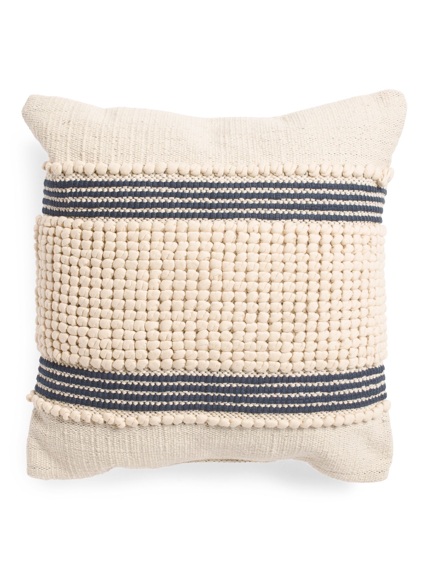 Made In India 20x20 Clyde Textured Pillow | TJ Maxx