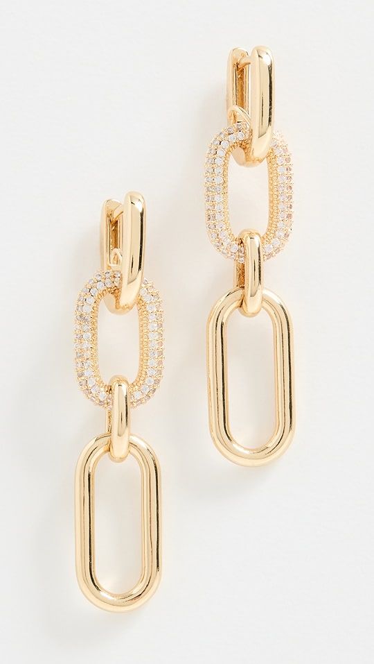 Jules Smith Crystal Statement Chain Earrings | SHOPBOP | Shopbop
