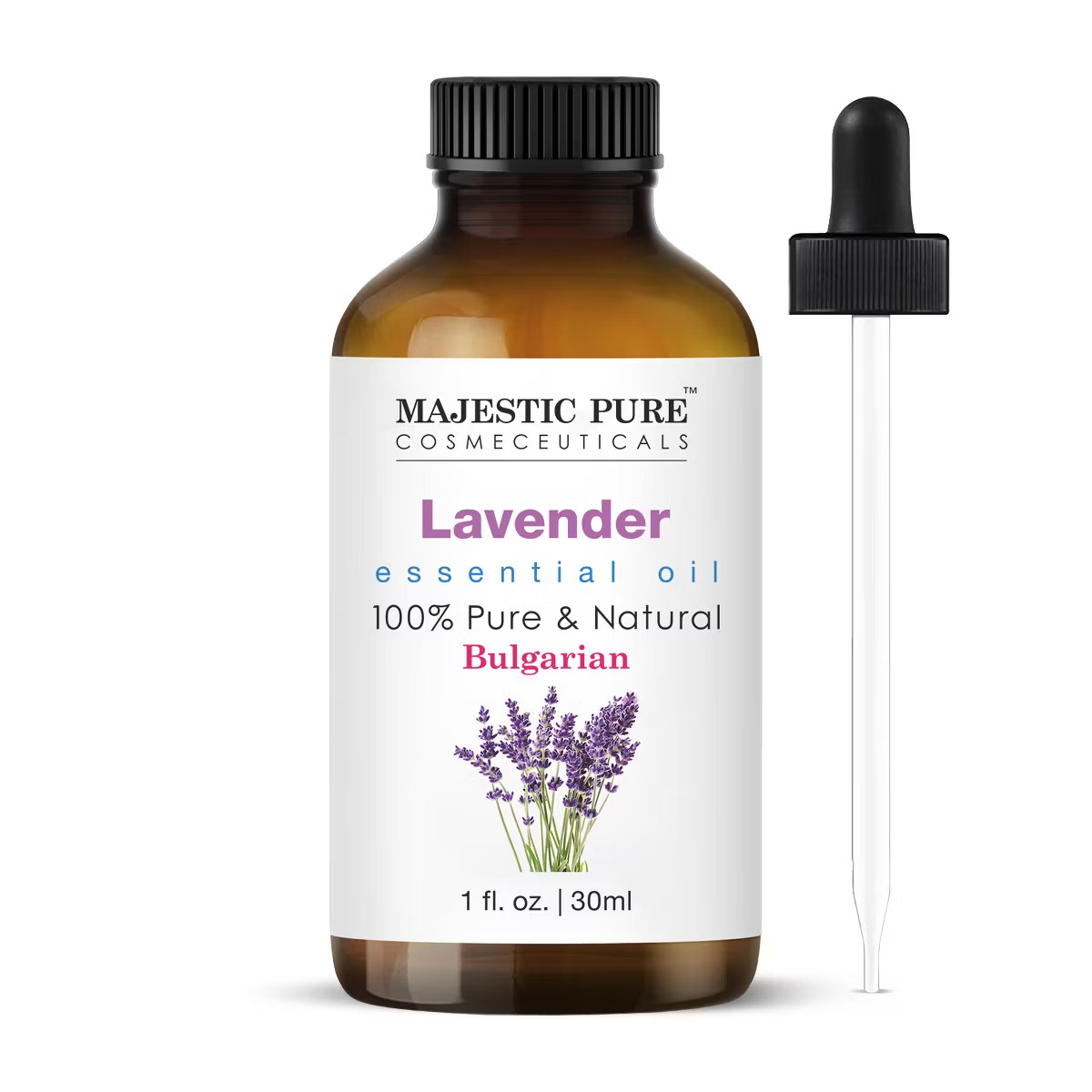 Majestic Pure Lavender Essential Oil with Dropper - 100% Pure and Natural Premium Grade - 1 Fl Oz | Target
