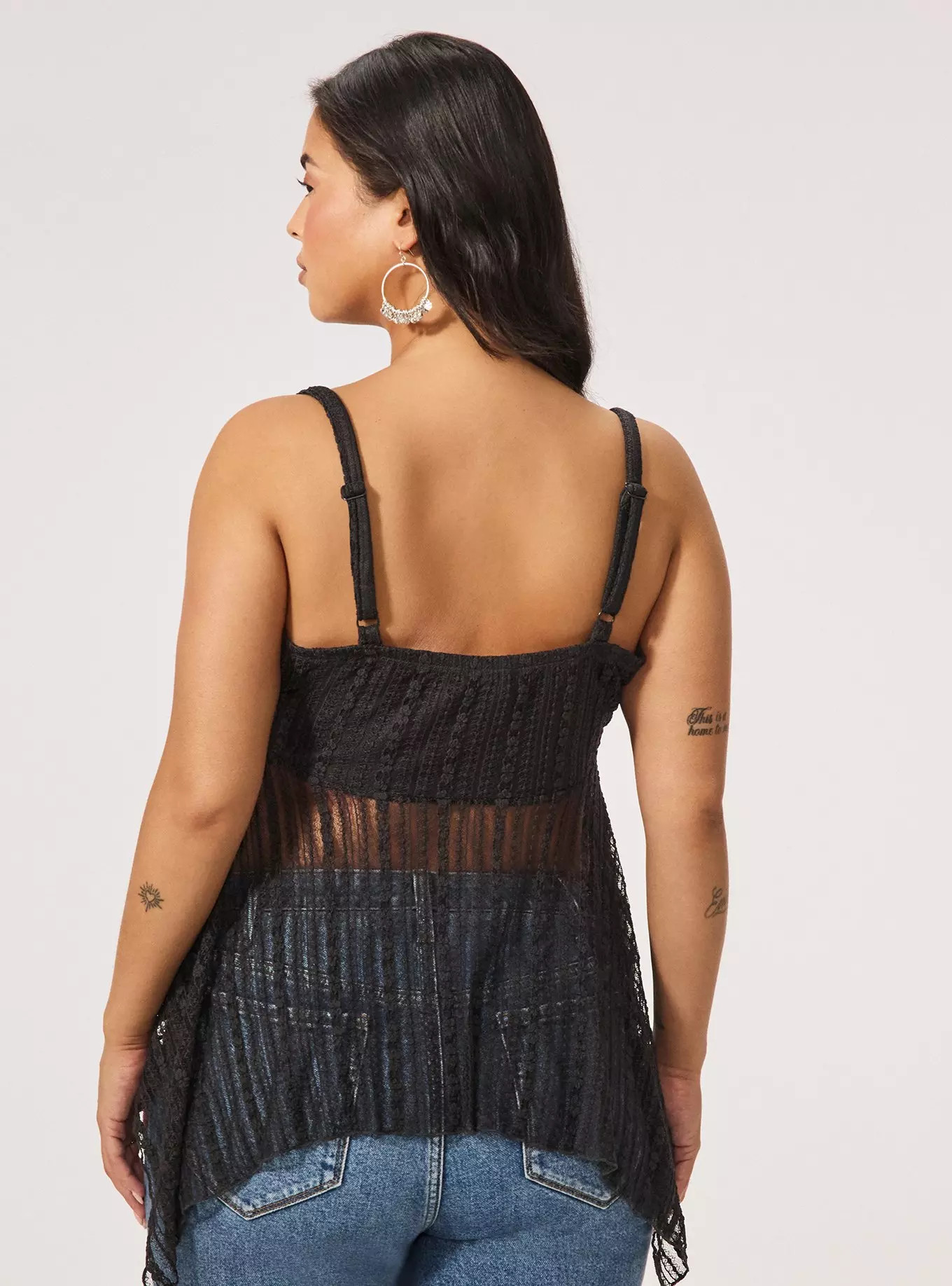 Festi Hanky Hem Lace Cami | Torrid (US & Canada)