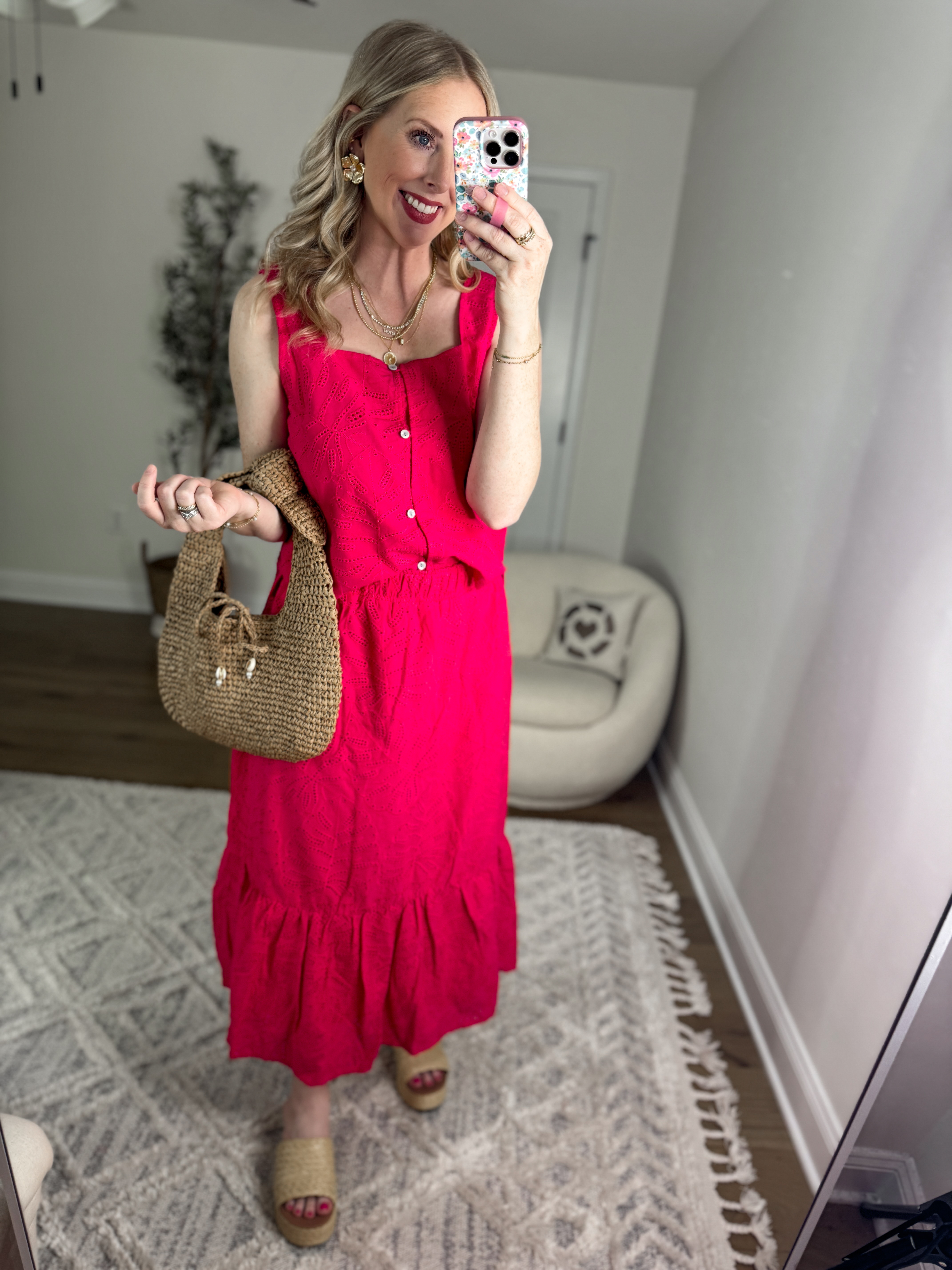 Weekend Walmart Wins try on
Eyelet tank- medium 
Eyelet midi skirt- medium 

#walmartpartner #walmartfashion @walmartfashion 

#LTKStyleTip #LTKSeasonal #LTKFindsUnder50