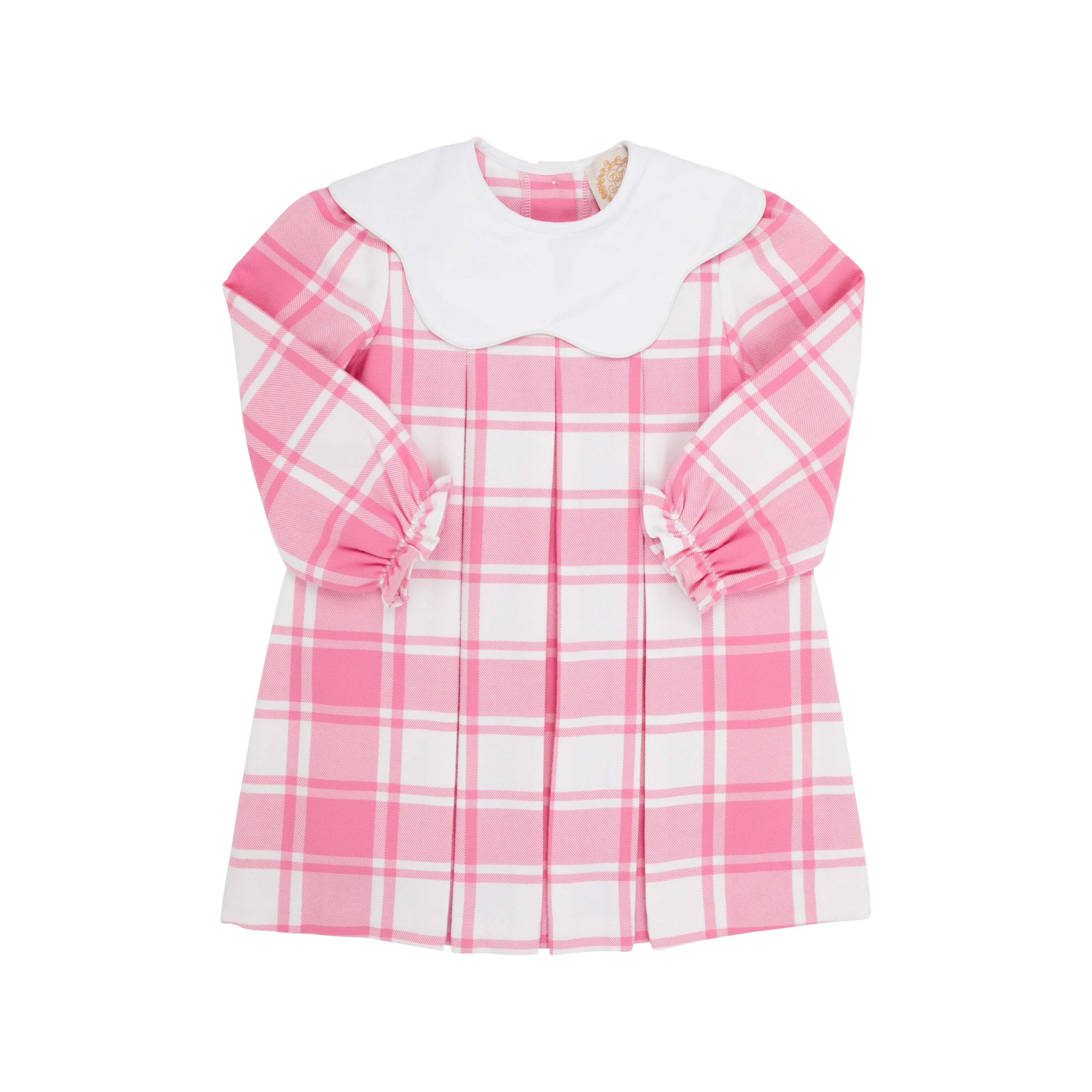 Long Sleeve Frenchy Frock - Ansley Park Plaid with Worth Avenue White | The Beaufort Bonnet Company