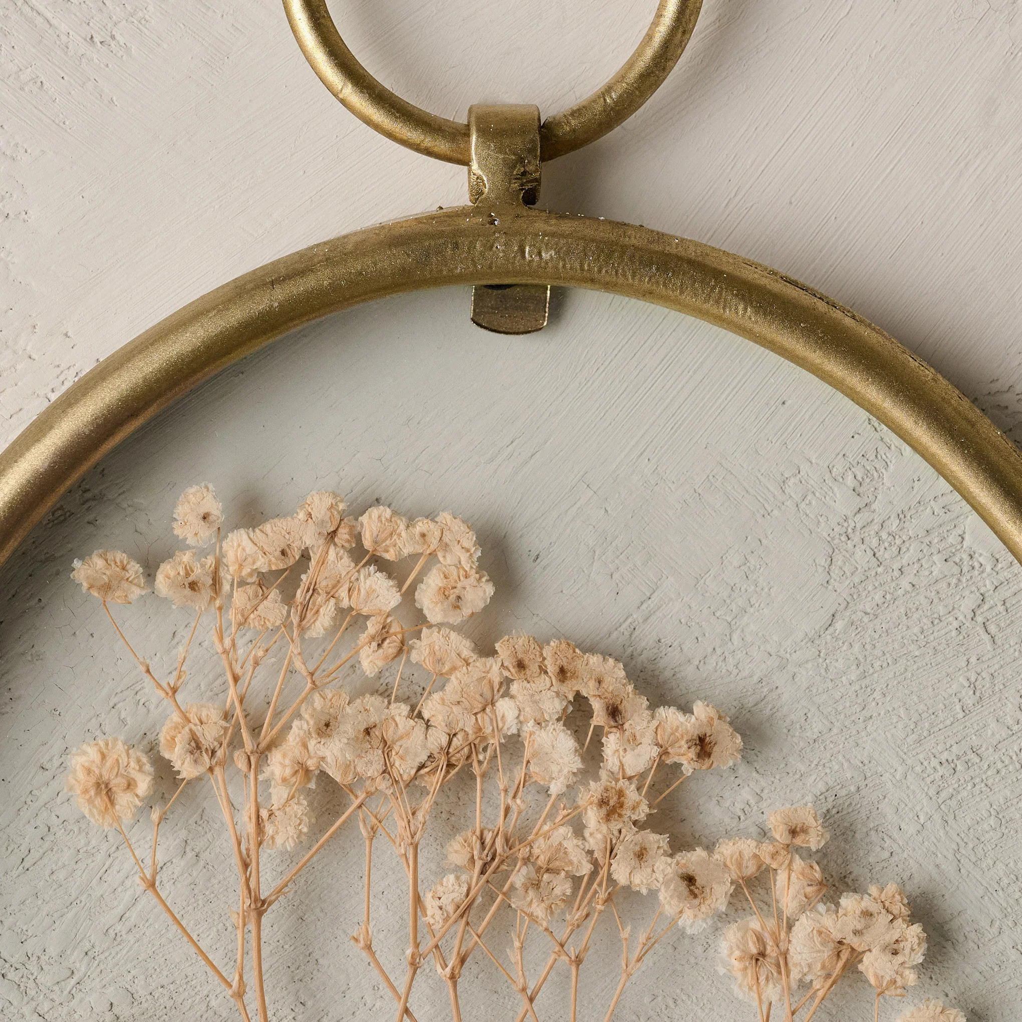 Antique Brass Framed Pressed Floral | Magnolia