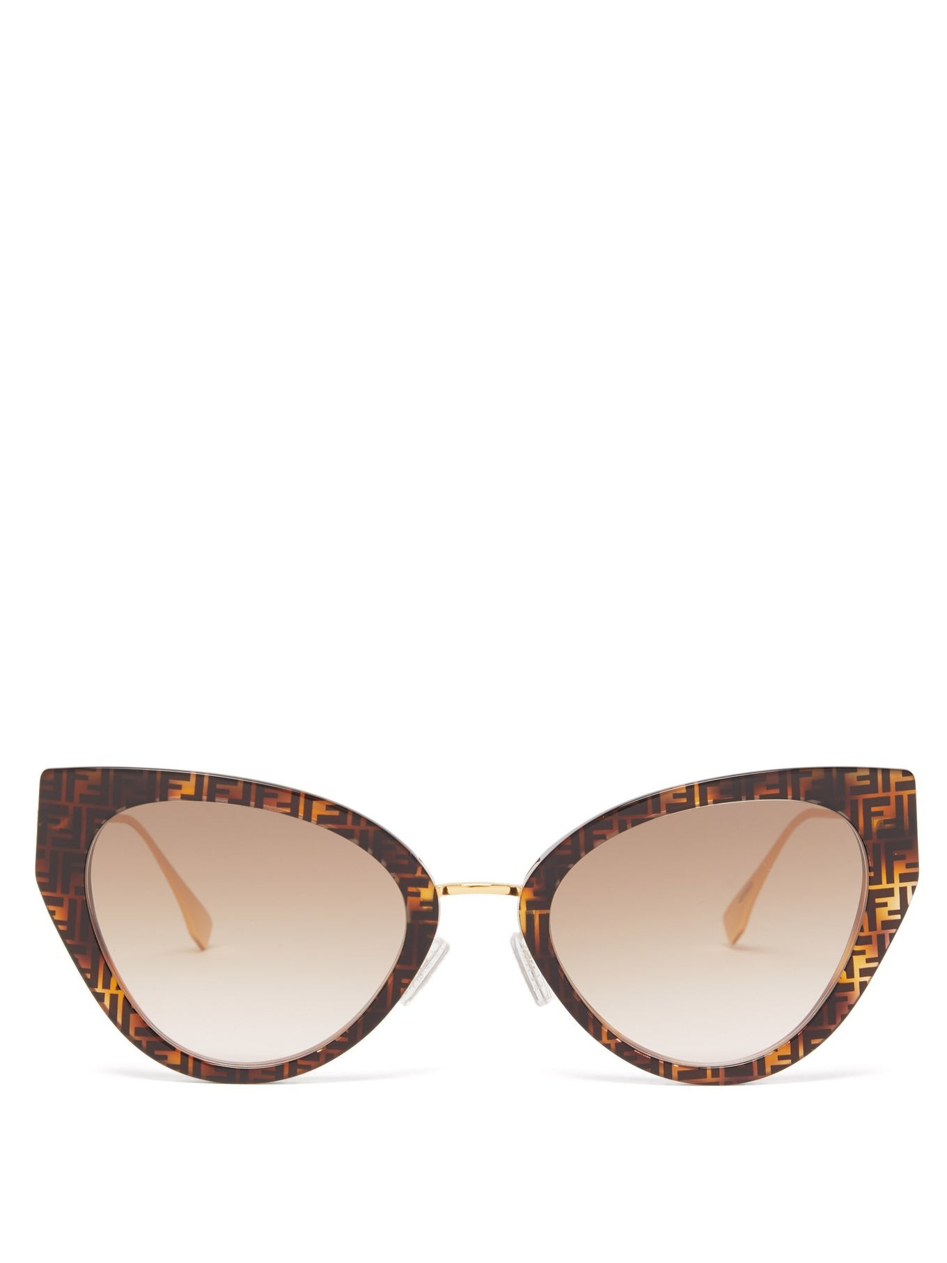 Baguette FF-monogram cat-eye sunglasses | Fendi Eyewear | Matches (UK)