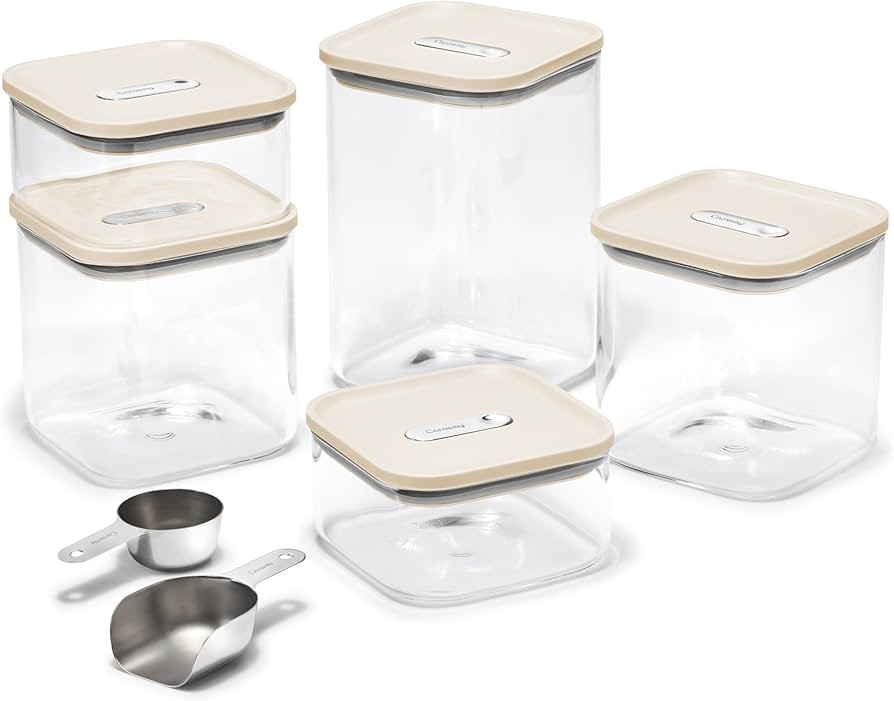 Caraway 13-Piece Glass Airtight Food Storage Containers with Lids – Non-Toxic, BPA-Free Kitchen... | Amazon (US)