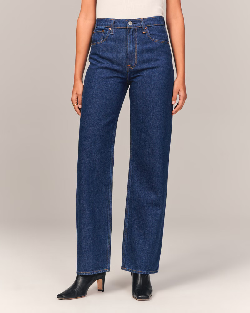 High Rise Loose Jean | Abercrombie & Fitch (US)