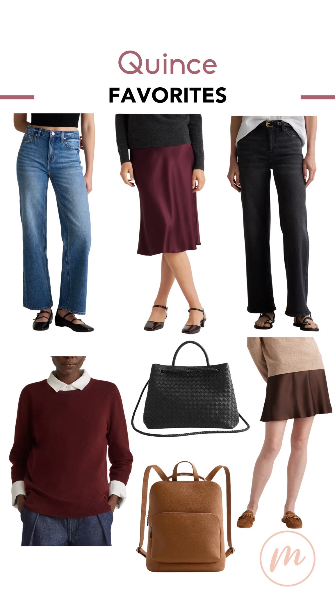 Some of my favorites from Quince! ✨

Style tips - Fashion inspo - Skirt - Holiday fashion - Sweater - Jeans - Bag - Purse - Trendy fashion - Mom looks - Winter fashion - Fall fashion 

#LTKHoliday #LTKootd #LTKSeasonal