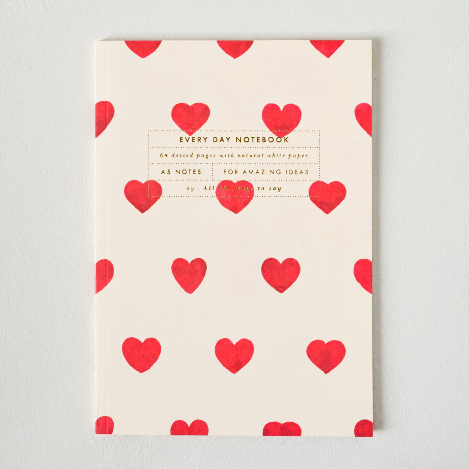 A5 Heart Notebook | Magnolia