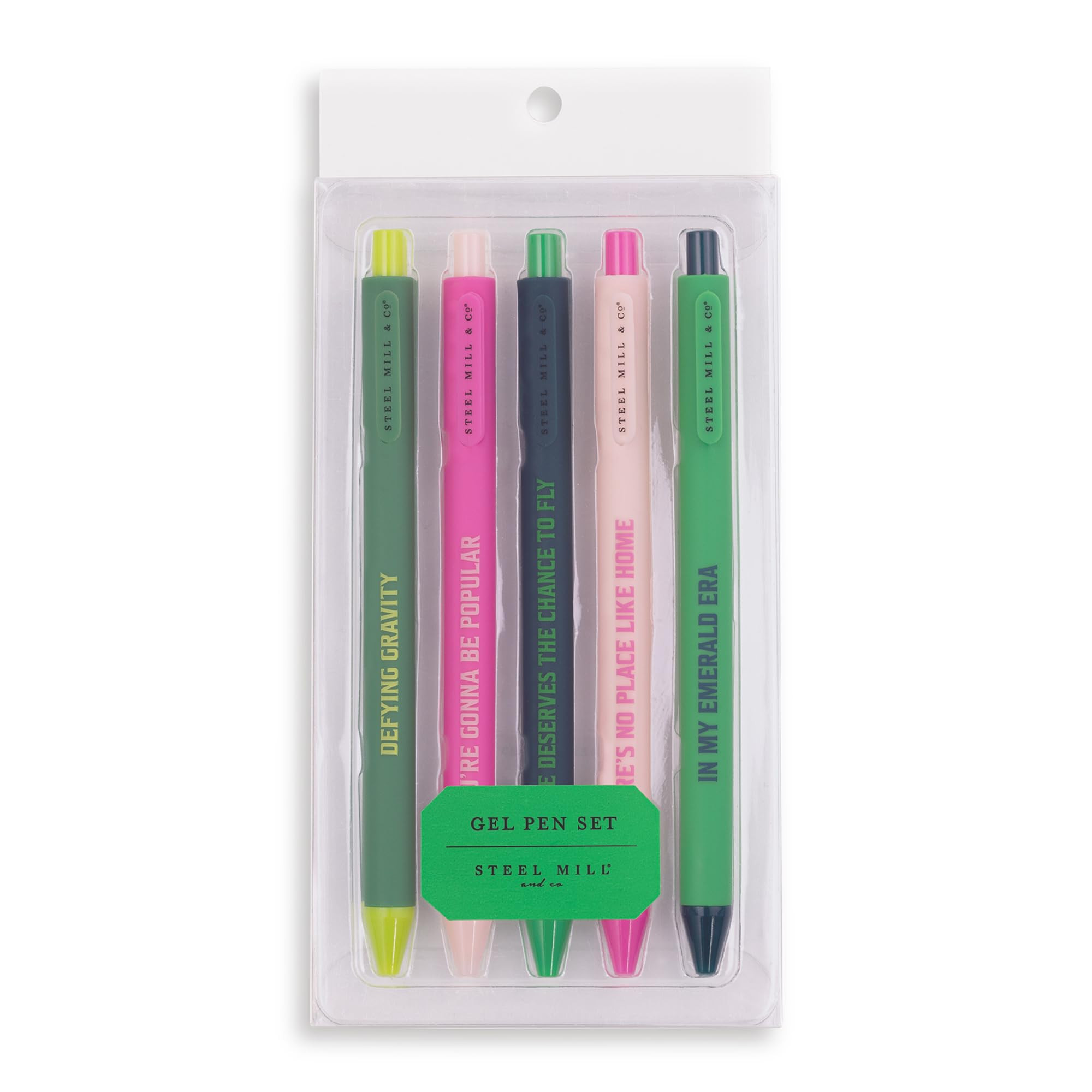 Steel Mill & Co Wicked Gel Pen Set, Cute Journaling Pens for Book Lovers/Librarians/School, Booki... | Amazon (US)