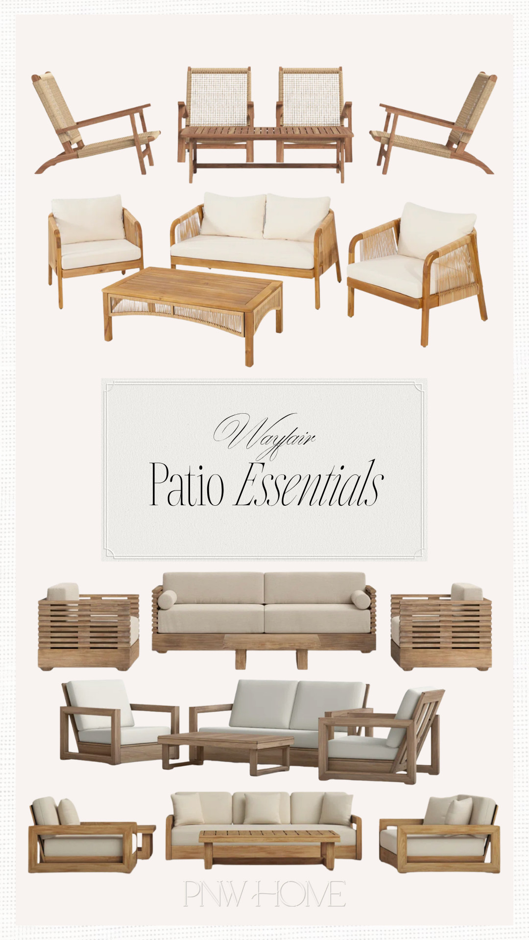 Loving these patio furniture sets at Wayfair!

Neutral patio, outdoor furniture, outdoor couch, outdoor chair, outdoor coffee table, outdoor entertaining, patio furniture, patio sets 

 #LTKSeasonal #LTKHome