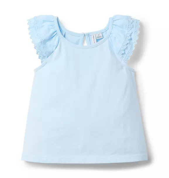 Lace Trim Top | Janie and Jack