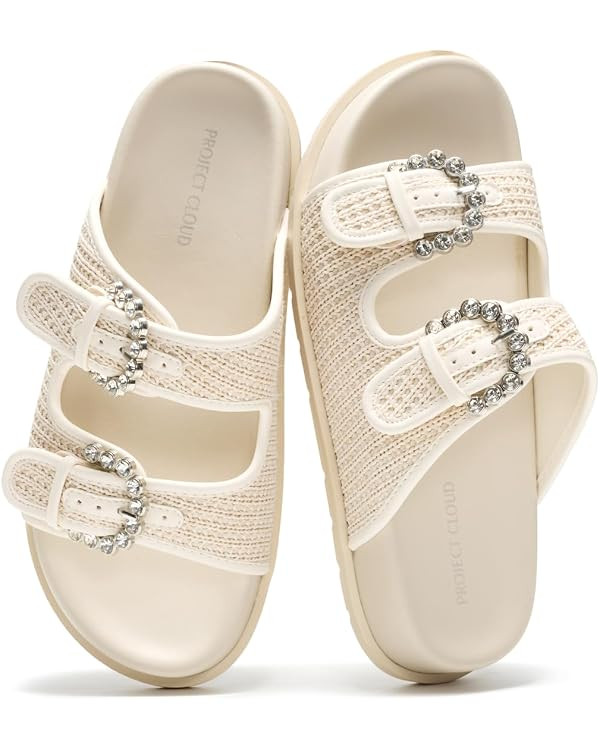Project Cloud Sandals for Women - Trendy Sandals for Women 2026 with Adjustable Straps - Plush an... | Amazon (US)