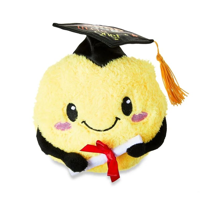 Graduation 2024 Yellow Smiley Face Plush with Cap, 5", by Way To Celebrate - Walmart.com | Walmart (US)