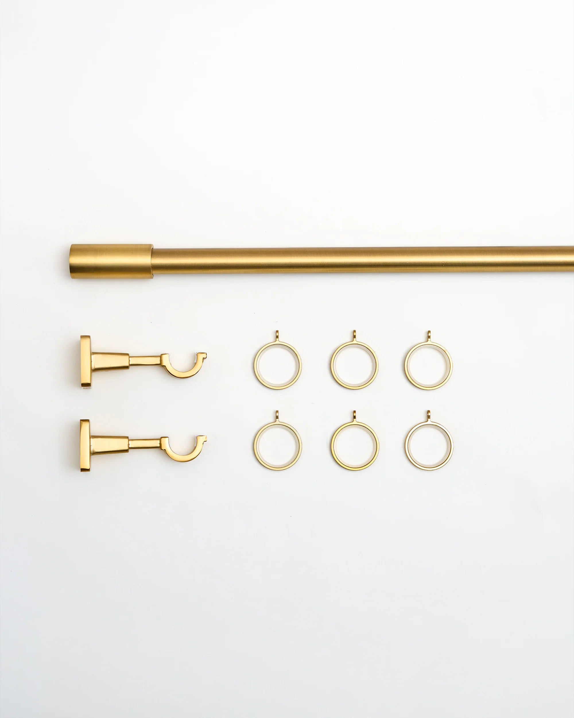 Silent Glide Roman Bronze Curtain Rod | TheHues