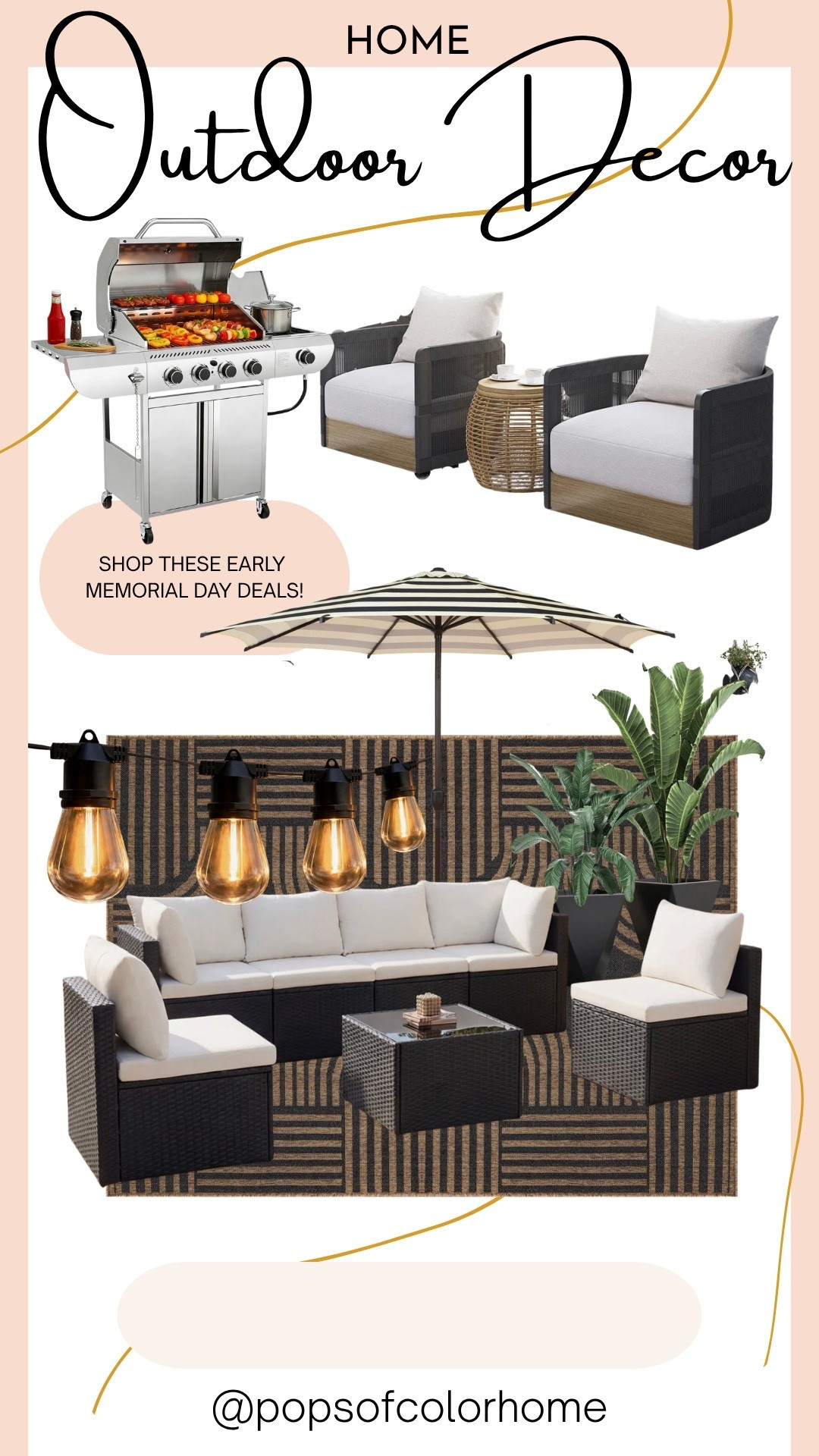 Spruce up your outdoor space with these early Memorial Day deals!

#LTKHome #LTKSaleAlert
