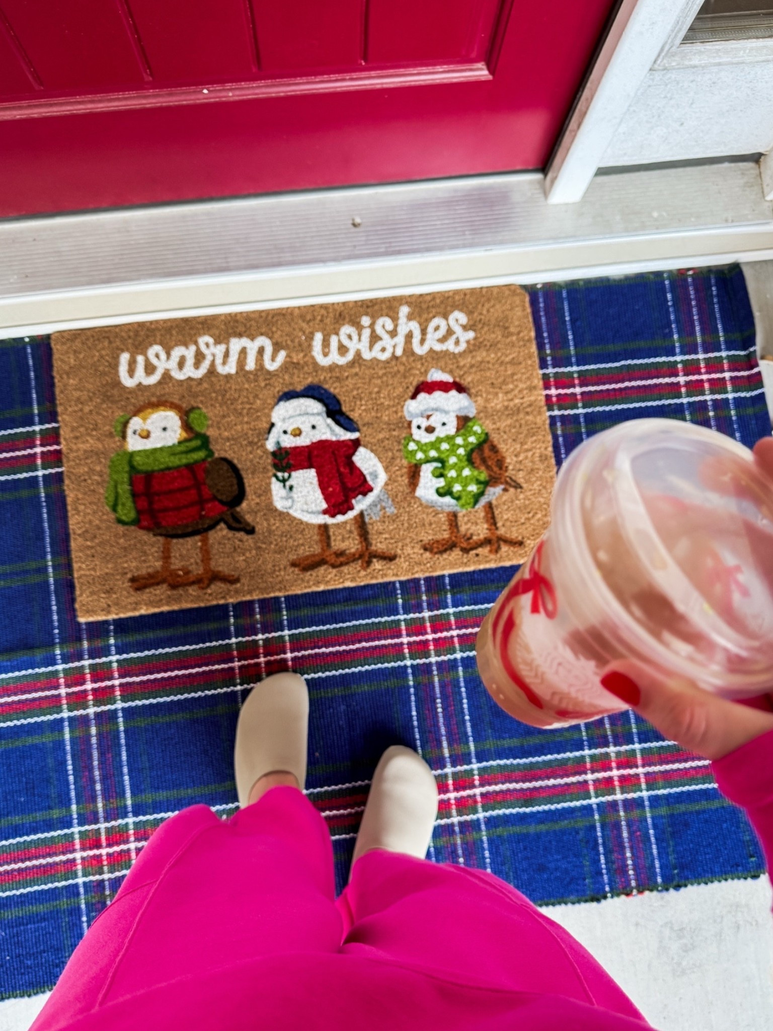 The cutest little birdie door mat for the holiday season! 🐦‍⬛

#LTKSeasonal #LTKHoliday #LTKHome
