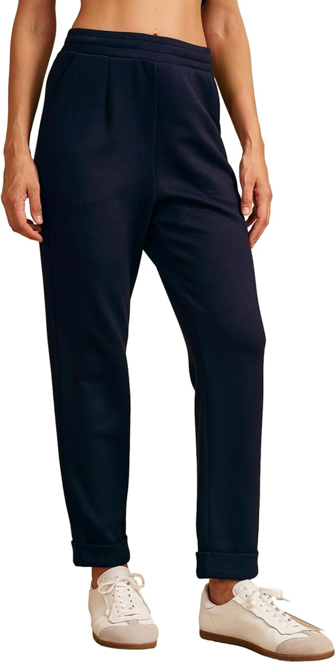 ACEGOLFS Women's Golf Pants with Pull-on Waist Lightweight Ankle Pant for Women Stretch Hidden Dr... | Amazon (US)