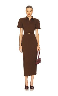 Rowen Rose Polo Maxi Dress in Brown from Revolve.com | Revolve Clothing (Global)
