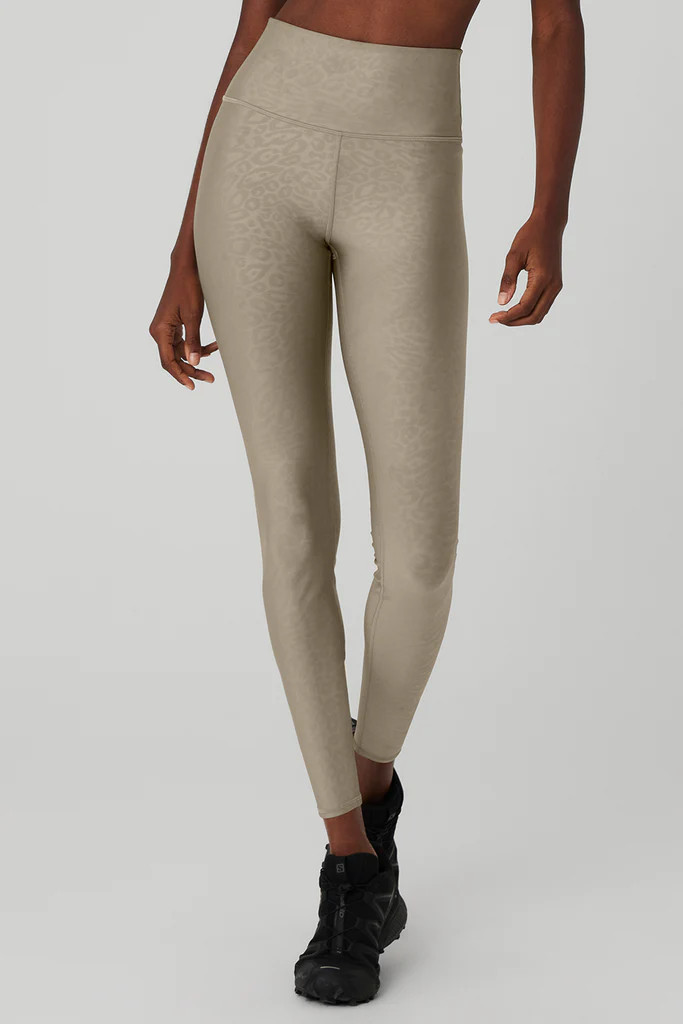 Airlift High-Waist Leopard Debossed Legging | Alo Yoga (US)