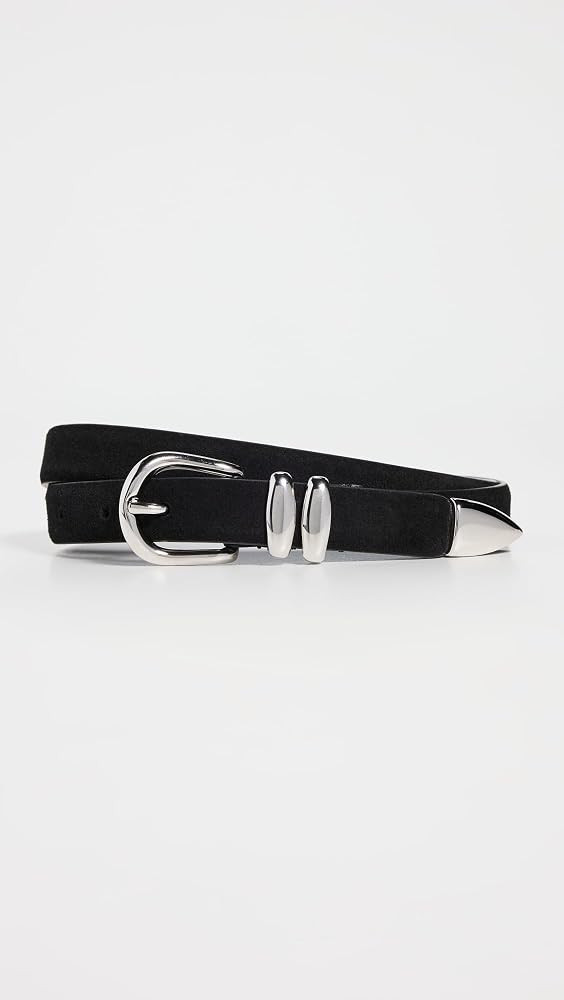 Anderson's Women's Skinny Double Fastener Leather Belt | Amazon (US)