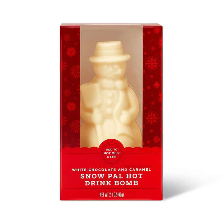 Holiday White Chocolate and Caramel Snow Pal Hot Drink Bomb - 2.1oz - Wondershop™ | Target