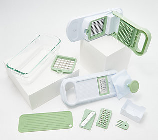 Henning Lee Pro Chopper w/ 5 Blades & 6-Cup Glass Baker | QVC