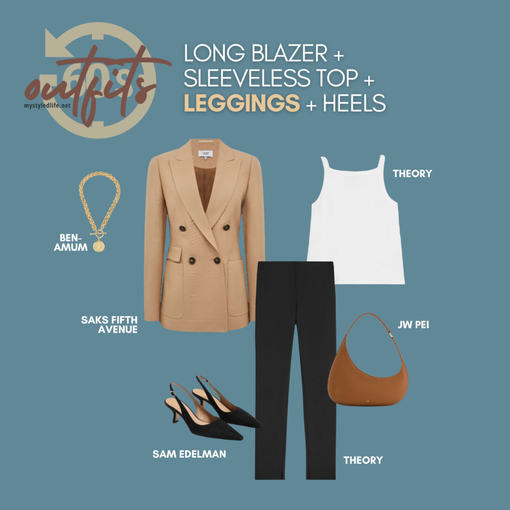 Pairing leggings with a long blazer is a great updated way to wear them. This outfit would look great with either heels or sneakers!

#leggingss

#LTKOver40 #LTKStyleTip